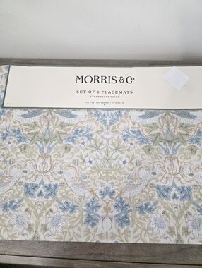 William Morris & Co Strawberry Thief Placemats set of 8 Brand New
